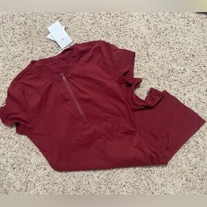 BuffBunny Large Red Geo Bodysuit